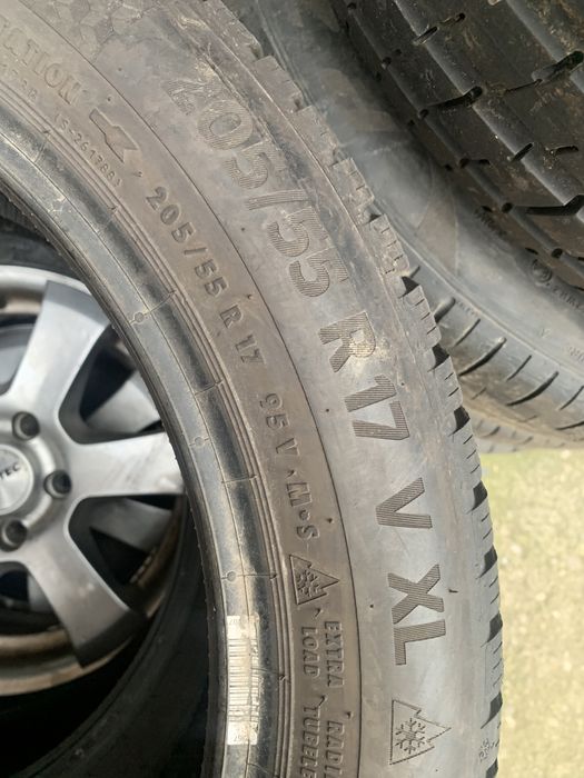 Anvelope cauciucuri 205/55/17 continental si 205/50/17 pirelli m+s