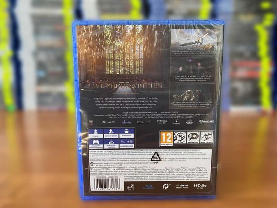 НОВЫЙ Hogwarts Legacy PS4/PS5 Хогвартс Легаси Пс4 Много Игр