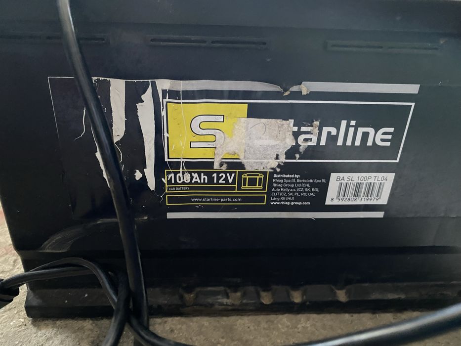 Акумулатор Starline 100Ah 720A Topla 75Ah 750A