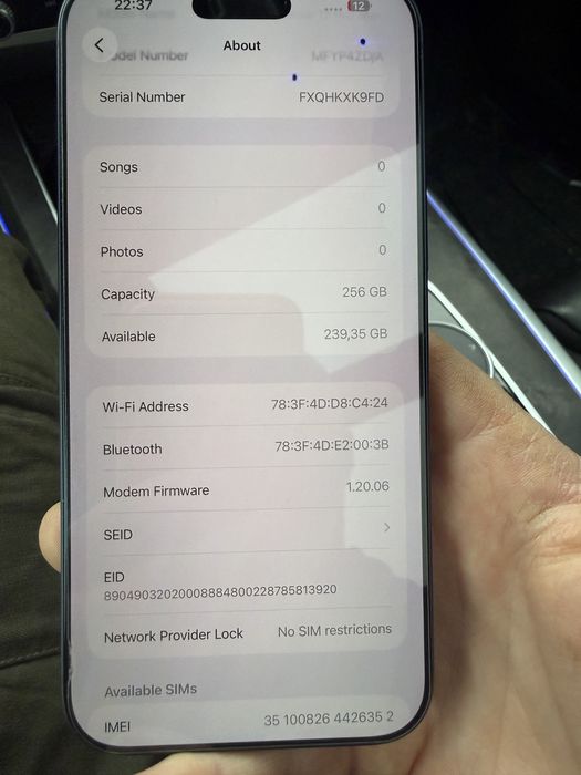 Iphone 17 pro  max 256гб  без забележки е