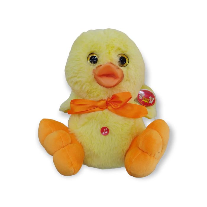 Музикална плюшена играчка Пате 15 25см голяма малка интерактивна плюшк