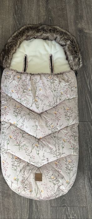Kikkaboo Чувалче за количка Luxury Secret Garden Beige