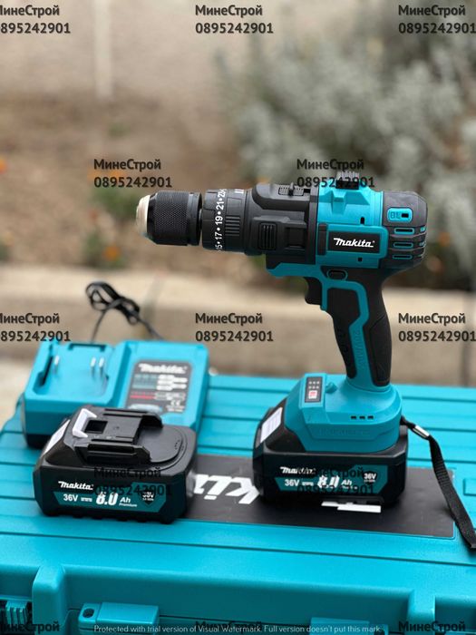 5 в 1 Универсален Акумулаторен Инструмент Makita 36V 8Ah Макита