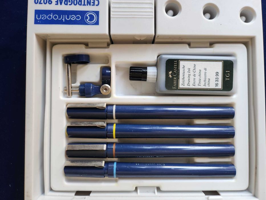 рапидографи Rotring Isograph и Centropen, пергели Orig.Richter de Luxe