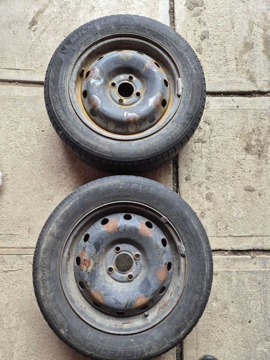 4 x jante & cauciuri vara Michelin Logan 185 85 65 r15