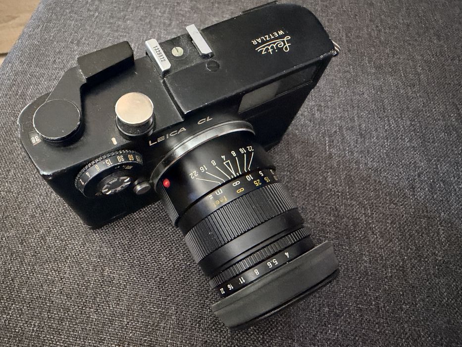 Leica CL cu Obiectiv  Leitz Wetzlar 90mm f4