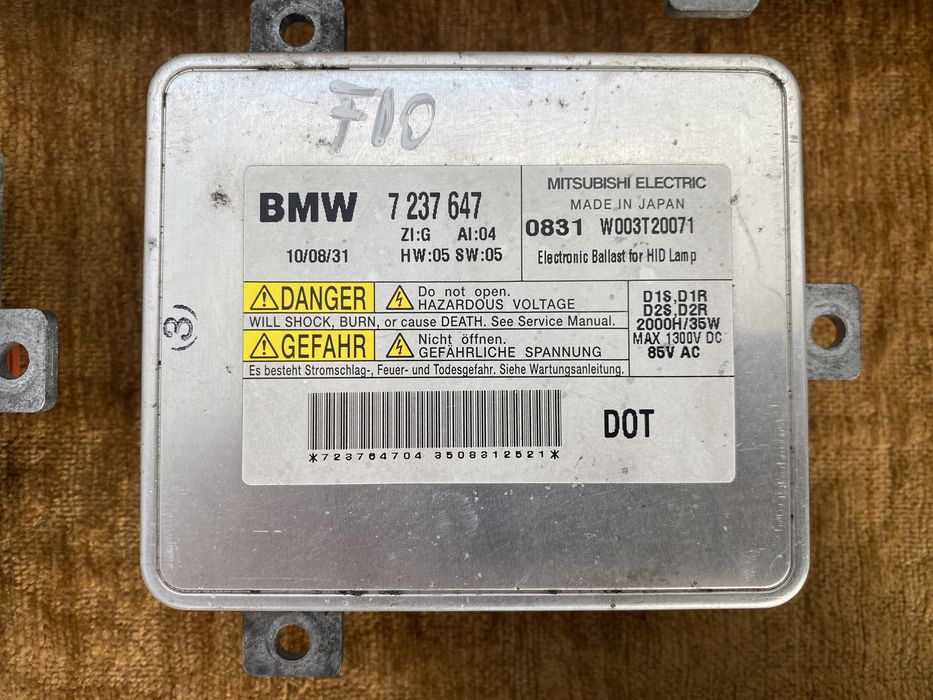 Modul xenon : 7237647 / Balast far BMW Seria 3 5 7 X5 X6