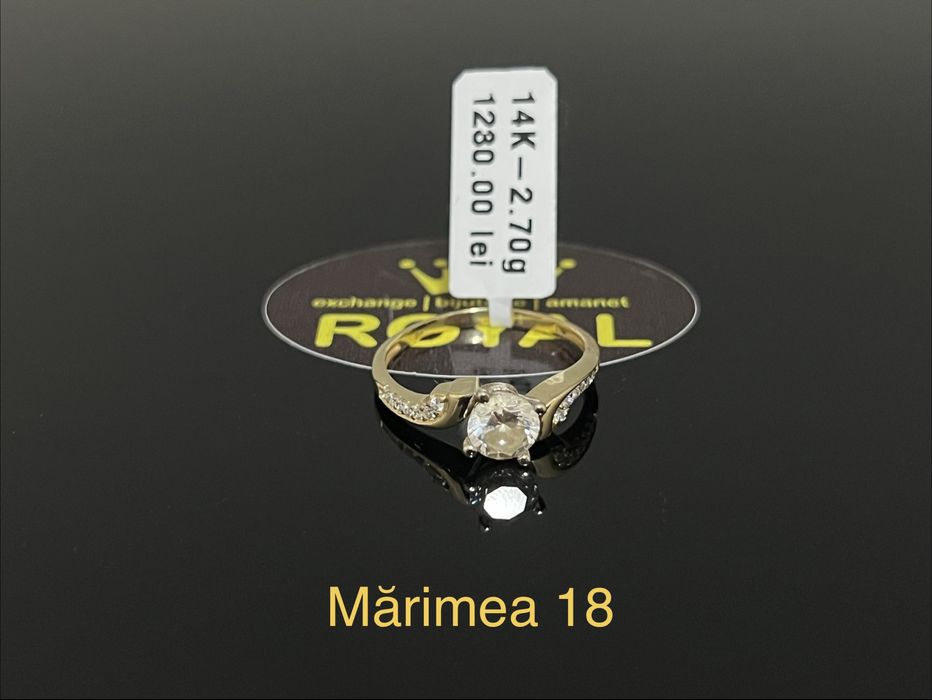 Bijuteria Royal CB : Inel dama aur 14k 2,70gr
