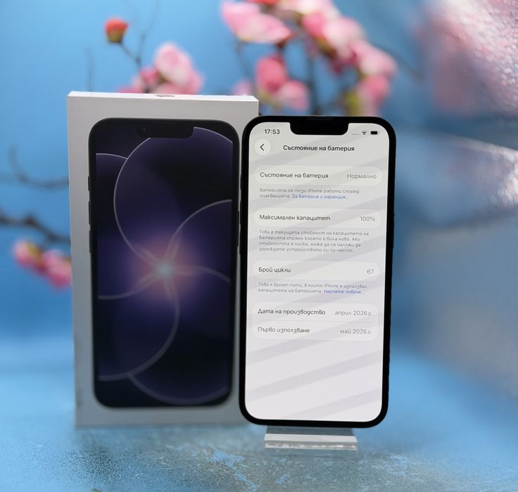 ГАРАНЦИОНЕН!!! Apple iPhone 17e, 256 GB, 5G, Black