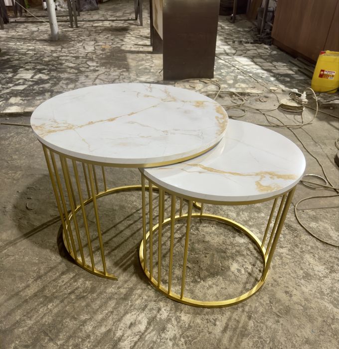 Журнальный столик (66х66х50см, 50х50х45см) скидка 30% от цеха BONART