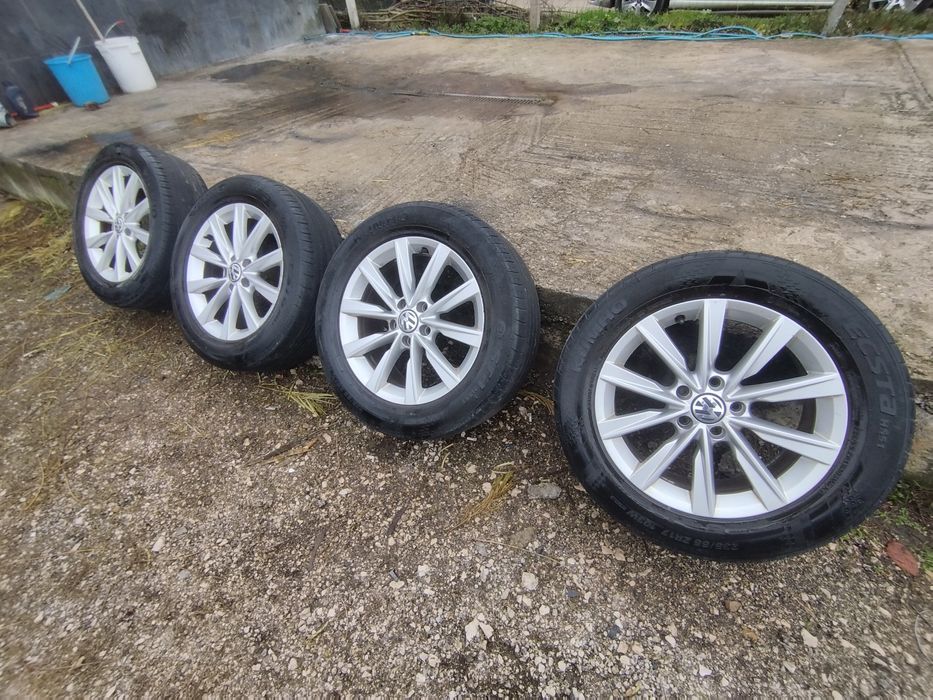 235/55/17 джанти с гуми vw tiguan, passat, sharan