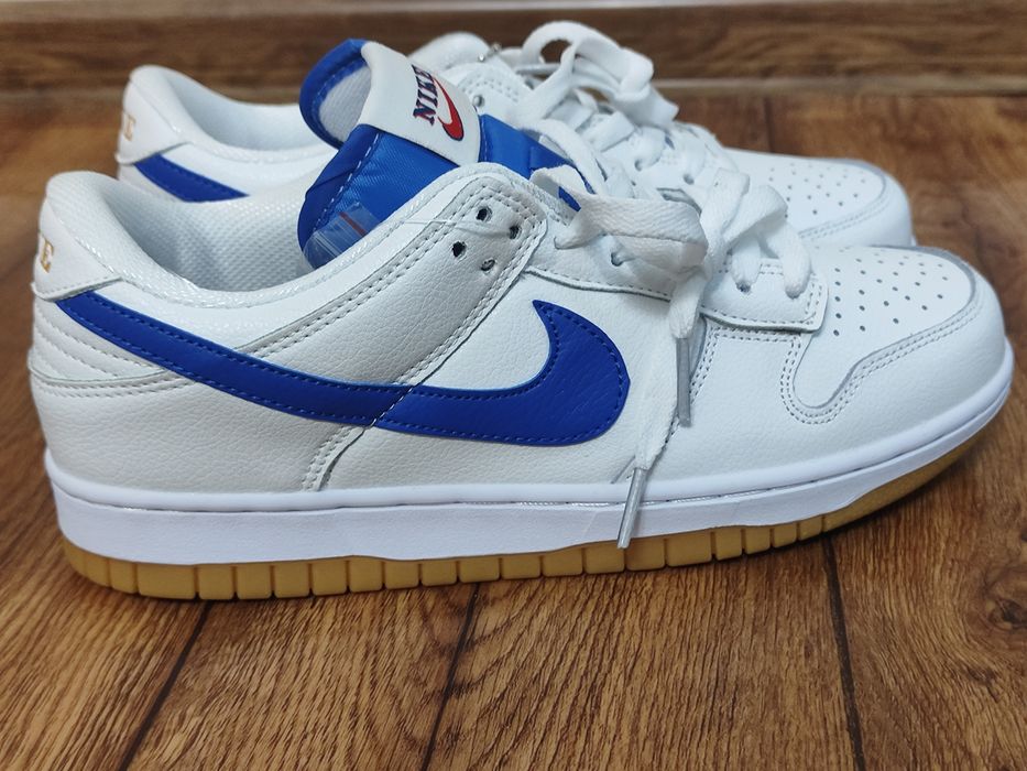 Кроссовки Nike SB Dunk Low white blue
