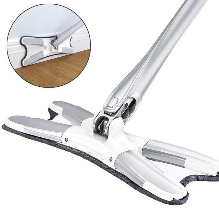 Моп с микрофибърна подложка за бързо и ефективно почистване