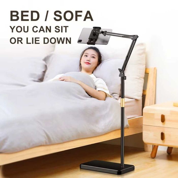 HSU L10 Pro  подова стойка за таблет/телефон – захват до 33 см, 360°