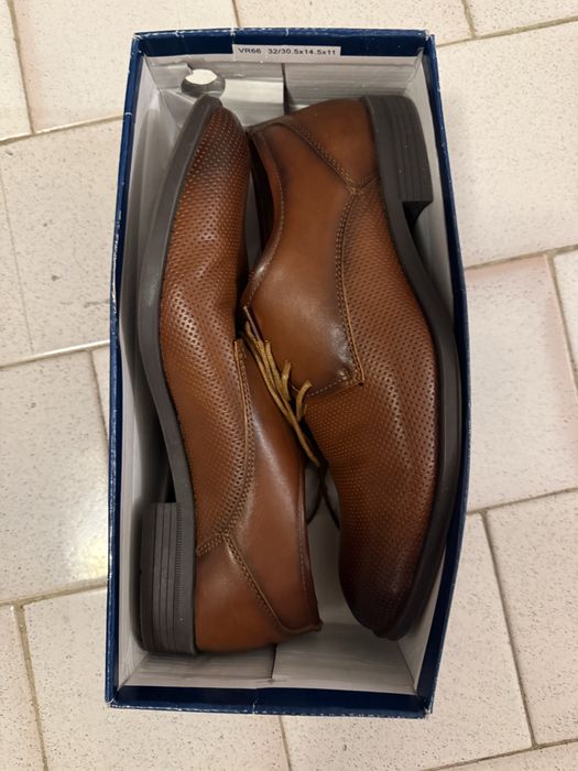 Pantofi piele maro, barbati, 43, noi
