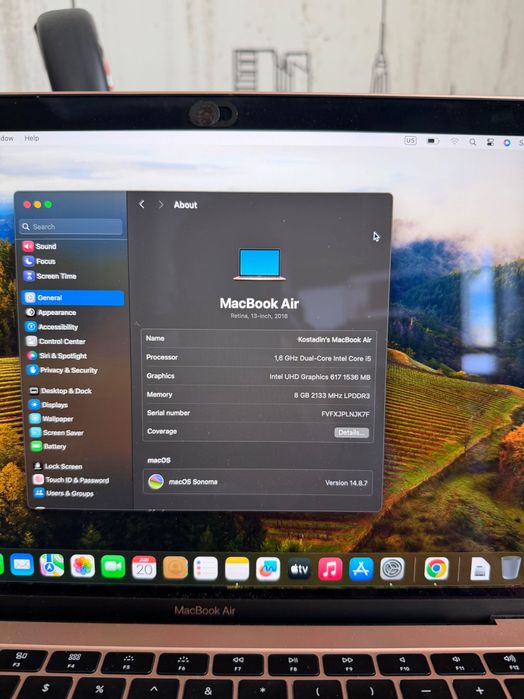 Macbook Air 2018