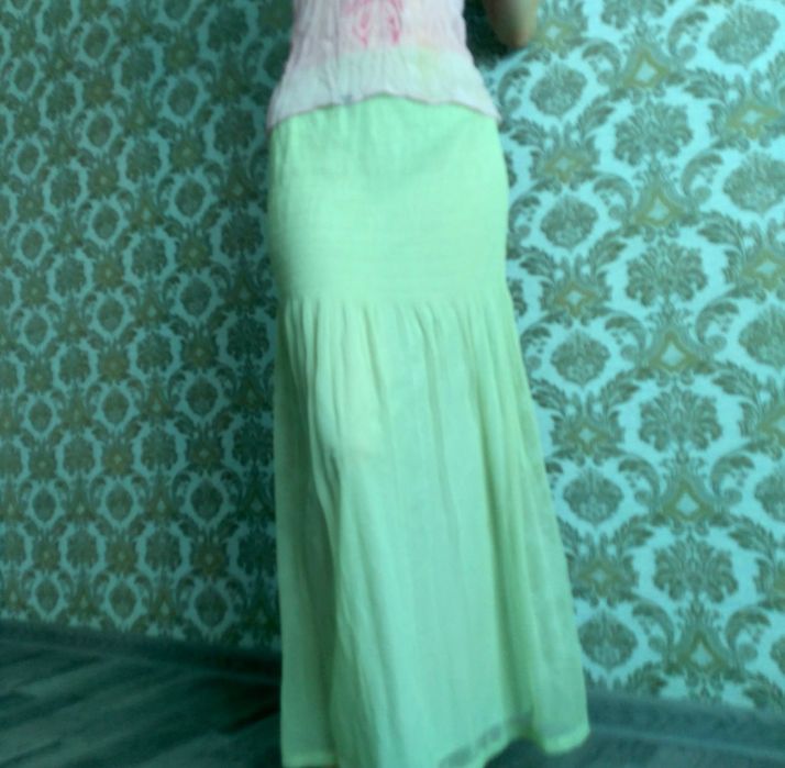 Франция, новые эклюзивные юбочки из шифона плиссе, размер 44+