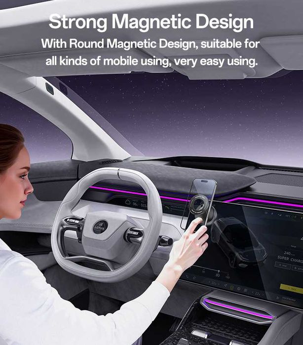 Yesido C228 — Магнитный Автомобильный Держатель Вакуум. Есть доставка