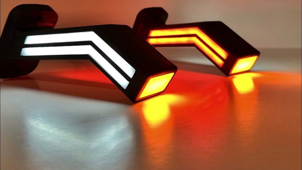 Lampă Gabarit LED Braț Lung cu Efect Neon 12V/24V-semnalizare dinamica