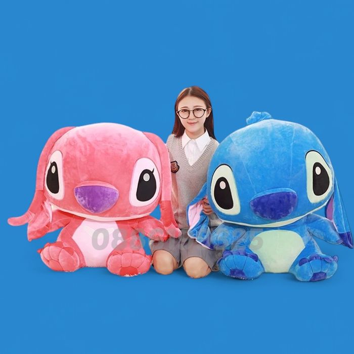 Голям плюшен Стич, 100см Лило и Стич плюшени играчки 1м Стич