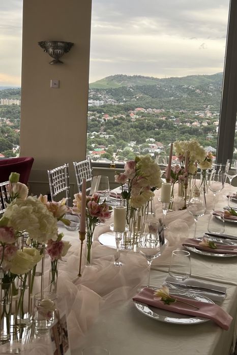 Оформление столов под ключ | Декор стола