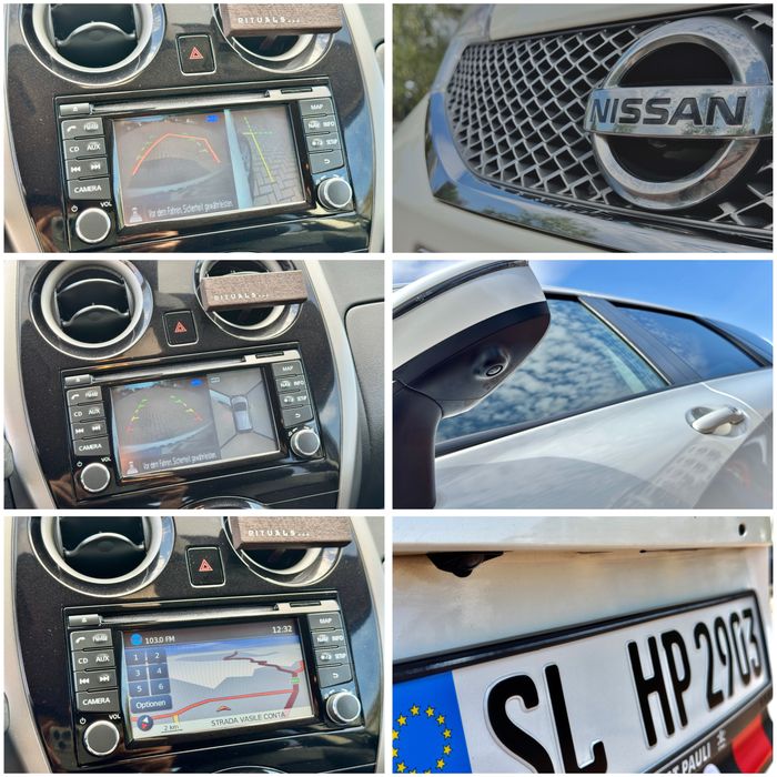 Nissan Note 1.5 dCi Alb Perlat, Piele, Camere 360