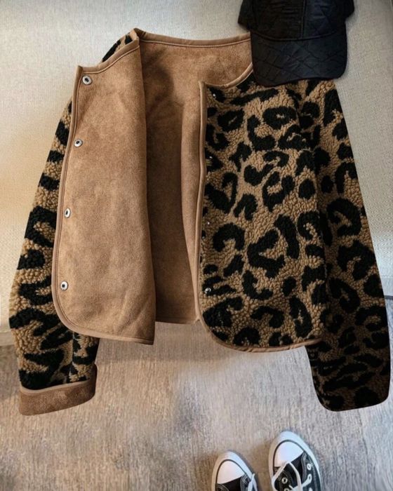 Дамско леопардово яке