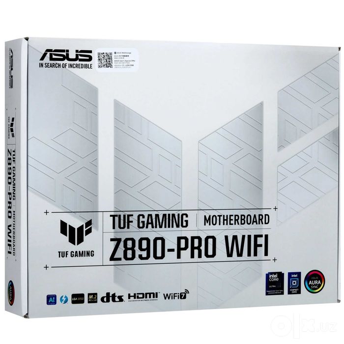 - Материнская плата MB Asus TUF Gaming Z890-Pro WiFi DDR5