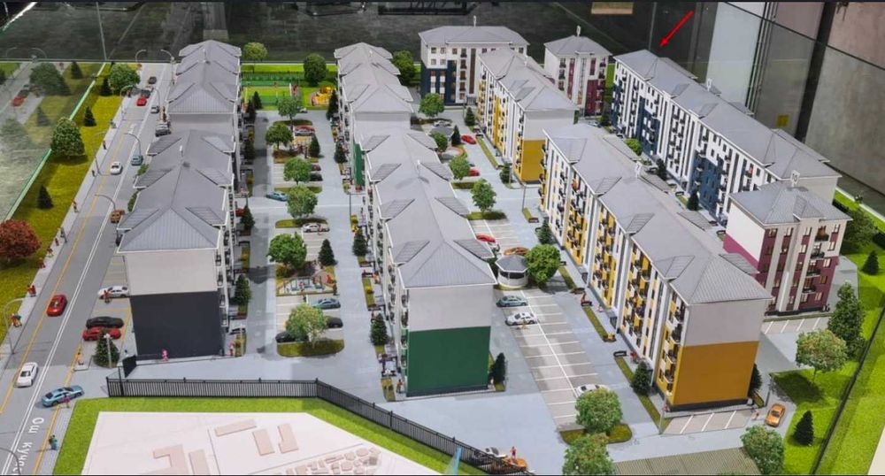 ЖК Dustlik 60м2 3 комнатная коробка ориентир ул.Баку ,Узбум, Яшнабад