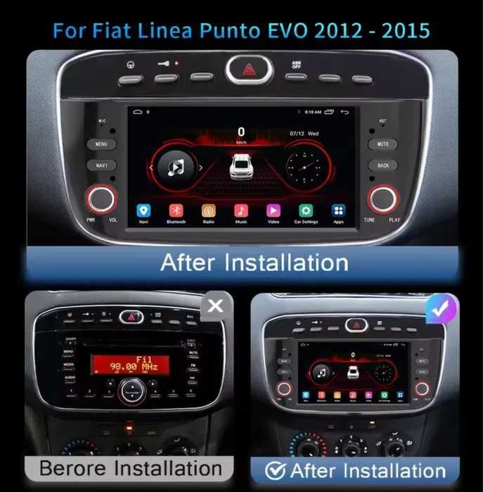 Fiat Linea Punto EVO 2012-2015 android