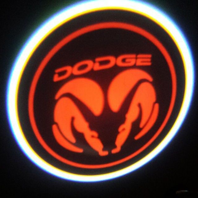 Set proiectoare / Logo montare sub usa 5w Dodge