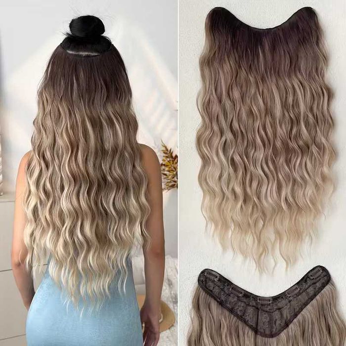 Екстеншън с клипс Удължение за Коса Различни цветове