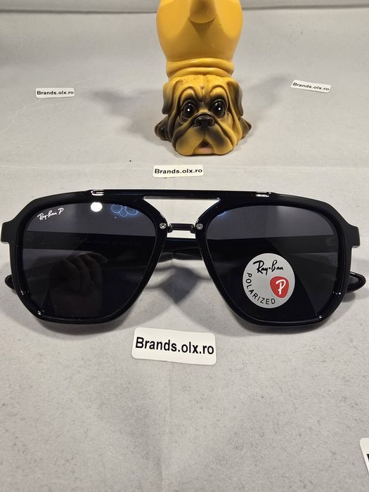 Promotie - Ochelari de soare polarizati Rayban RB8376, Black, Made in Italy