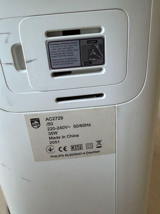 Пречиствател и овлажнител за въздух Philips 2 в 1 AC2729/10