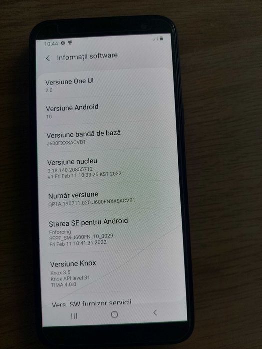 Telefon  Samsung Galaxy J6, 32 GB, RAM 3 GB, senzor amprenta, liber de rețea