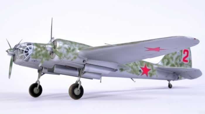 Сборная модель самолета СБ-2 (NOVO 1/72)..РАРИТЕТ