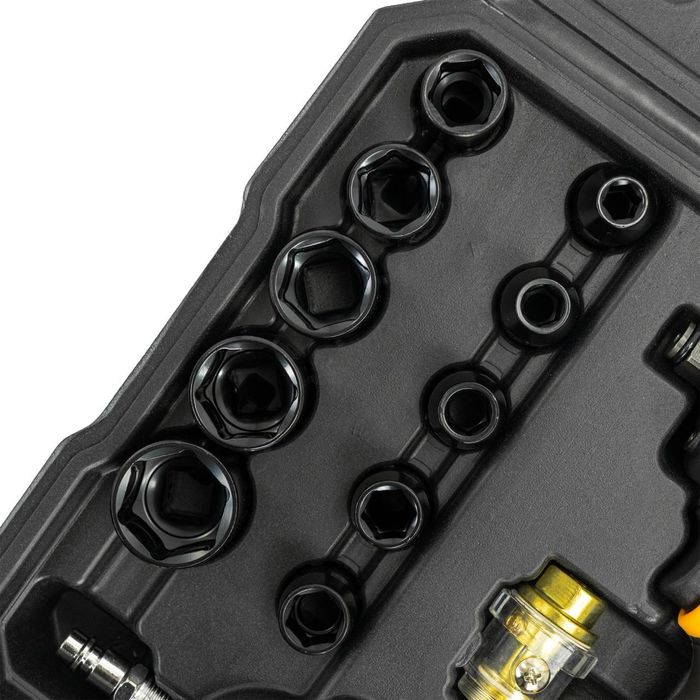 Пневматичен ударен мини гайковерт с вложки 1/2”  1200Nm JCB