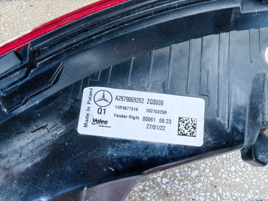 Стоп Mercedes EQS W297 LED десен Оригинален
