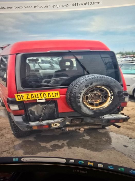 Haion Portbagaj Mitsubishi Pajero 1997 2 Usi Cu Defecte V3_W, V2_W, V4