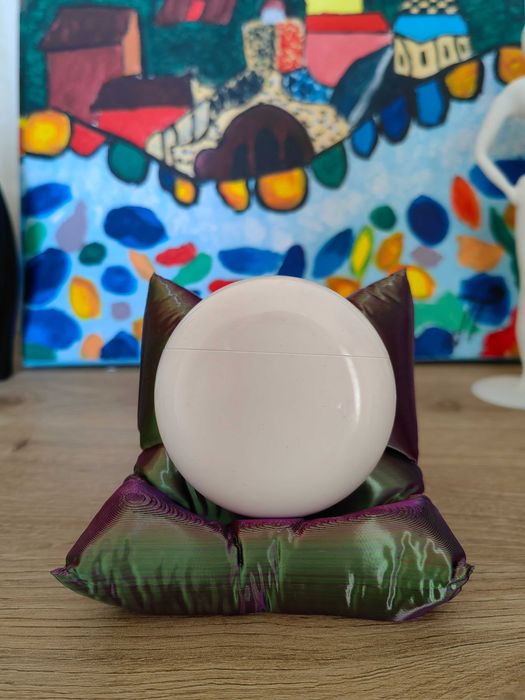 3Д възглавница за слушалки с порт за зарядно