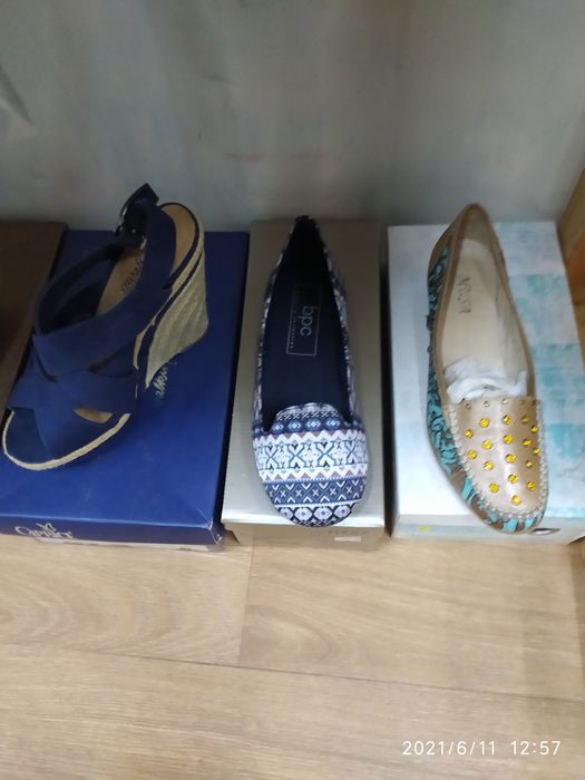 Обувь женская кожаная