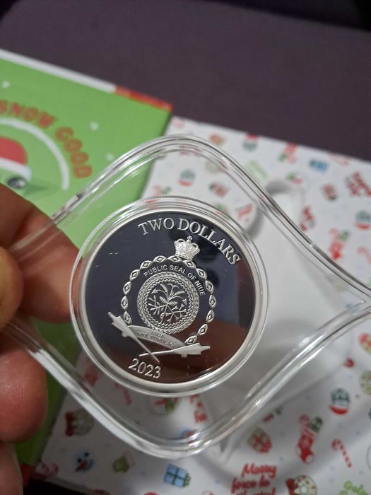 Редки сребърни монети от 1 унция - Рик и Морти и Мандалориан