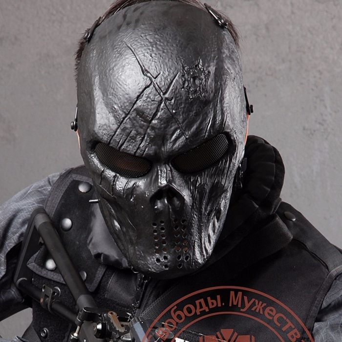 Маска для лица карнавал, машина