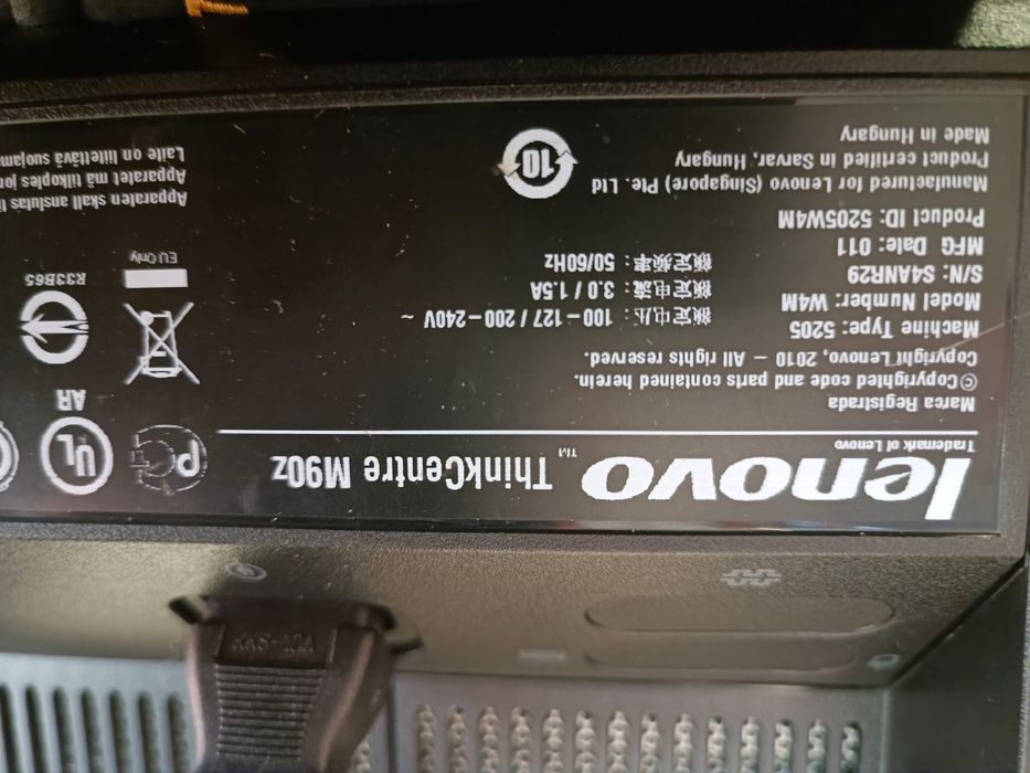 Lenovo Thinkpad Center m90z i3, Гаранция