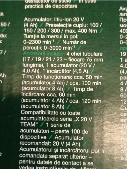 Masina înșurubat cu impact Parkside