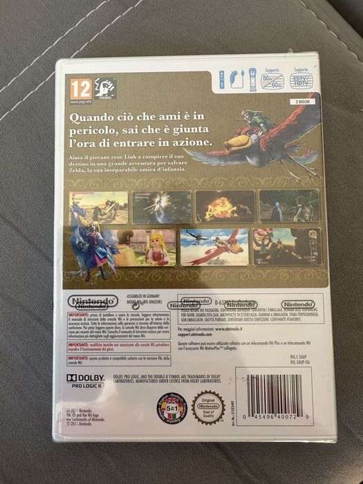 игра Zelda Skyward Sword Nintendo Wii специално издание неразопакован