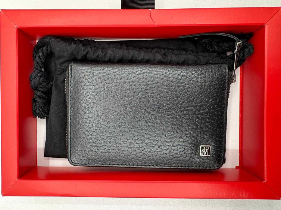 Set manichiura ZWILLING Premium Black,4 piese, husa din piele naturala