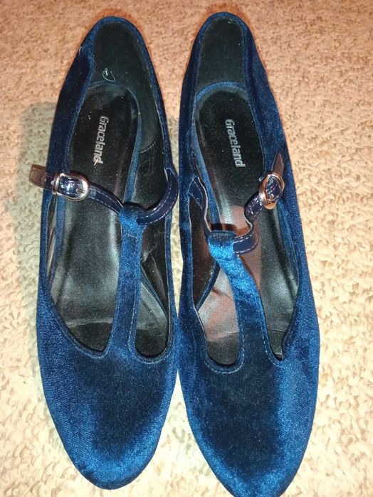 pantofi dama catifea