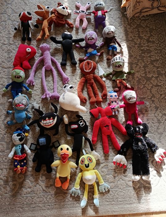 Плюшевые игрушки Хаги ваги зомби против растений