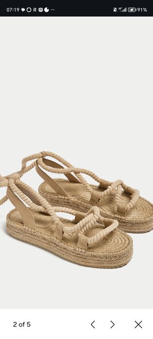 Sandale Pull and Bear, mărimea 37